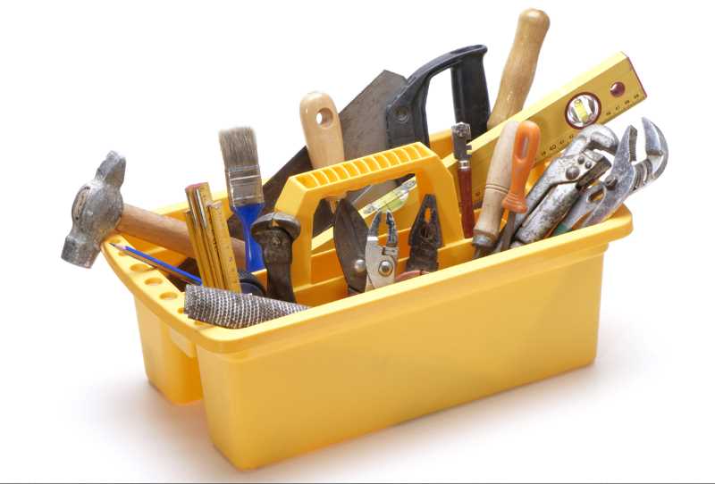 yellow tool box