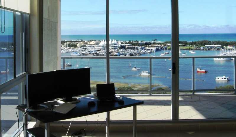 home office, with sea-view