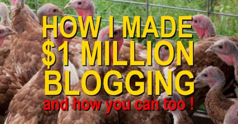 How I Made $1 Million Blogging