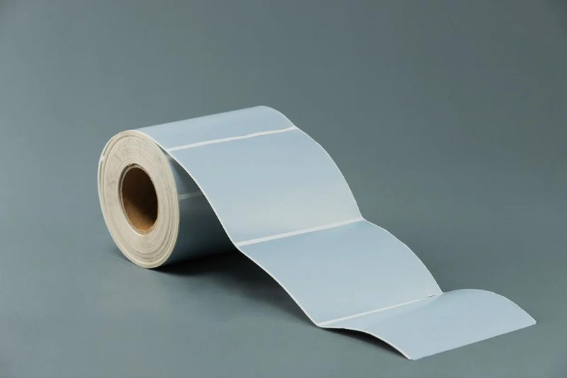 blank labels print roll