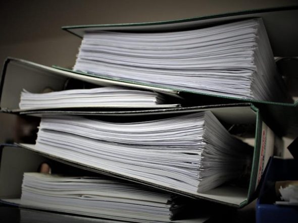 documents in folders